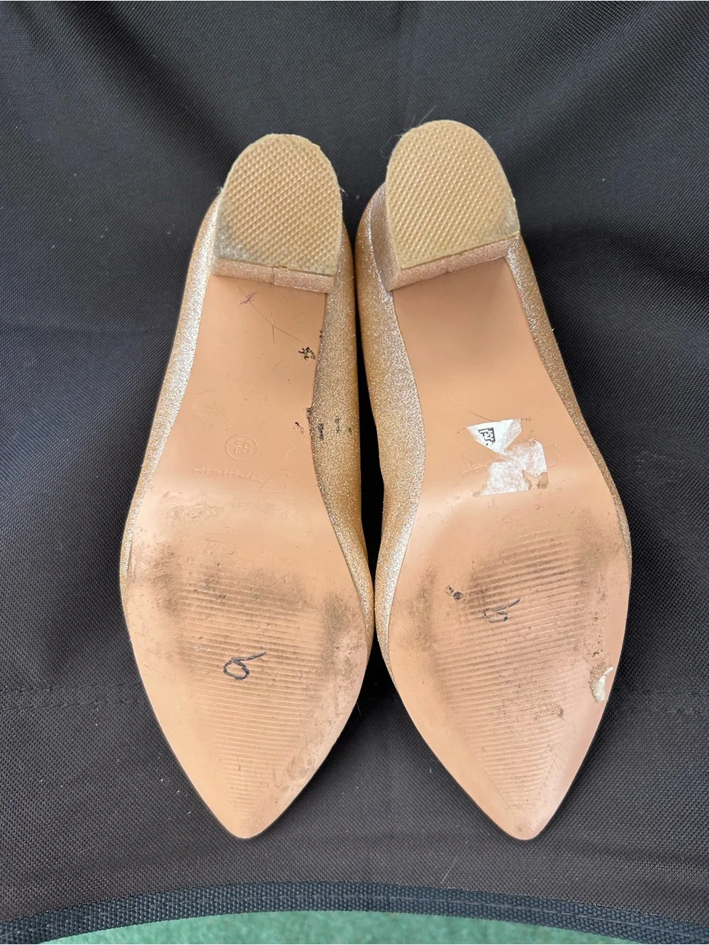 Forever  Gold Pointed-Toe Women’s Heels
